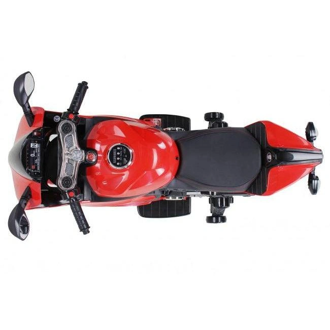 Revved Up & Ready: 12V Ducati Ride-On Motorcycle - Metallic Coolness for Your Little Rider!