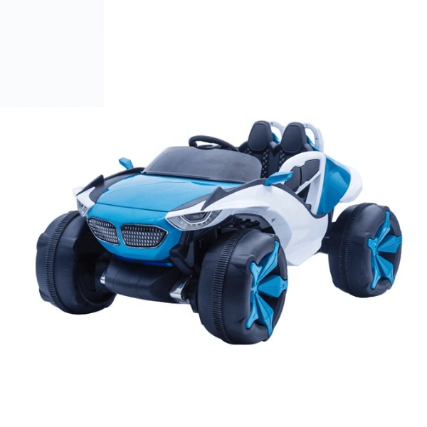 Blue & Red Beast: 4x4 Electric Jeep Adventure Ride for Kids!